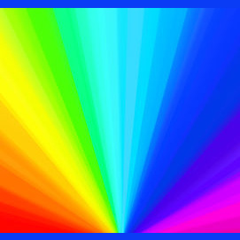 Rainbow colors 