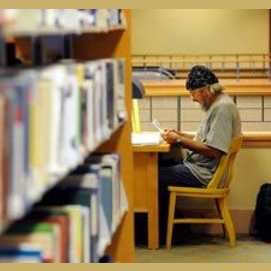 Tell him to go into the library a few blocks away to keep warm 