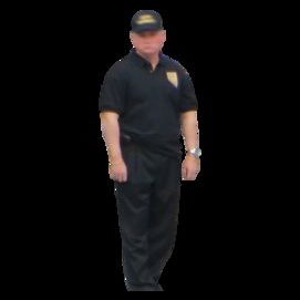 Try and persuade the guard to let all of you go