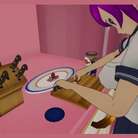 Cooking! My speciality is Octopus Hotdogs!!