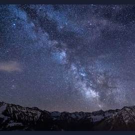 A clear night sky