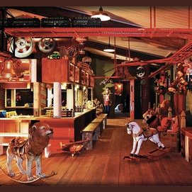 A toy maker's workshop 