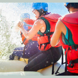 Whitewater rafting