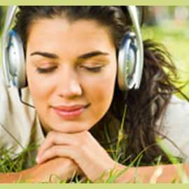 Listening to music