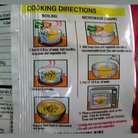 The back of the package