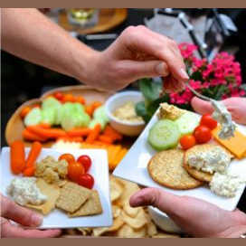 The hors d'oeuvres
