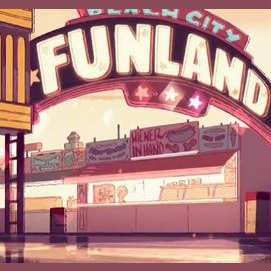 Wiener In Hand at Funland