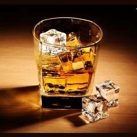 Whiskey, rocks!