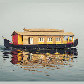 A houseboat