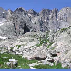 Left, up the mountain, to the perilous rocks