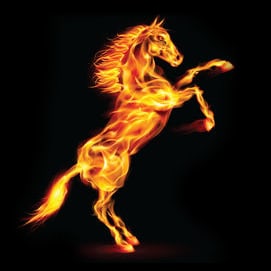 Fire horse