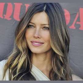 Jessica Biel ombre haját 