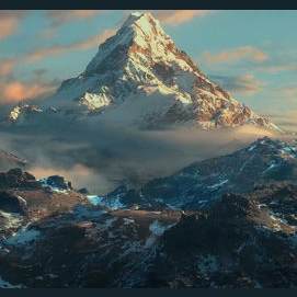 A mountain
