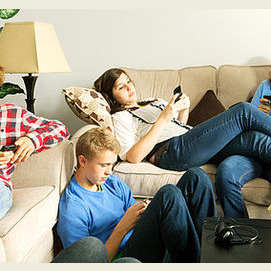 Just hanging-out at home