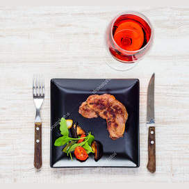 Steak and Rose