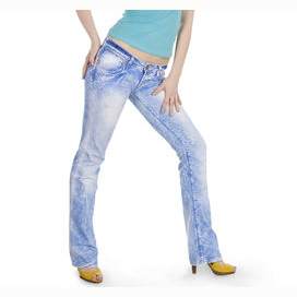 Snow-washed Jeans