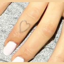 Heart Tattoo on her hand