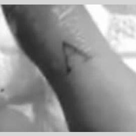 A on a thumb