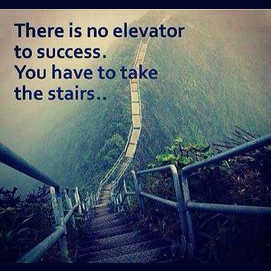 One step at a time, and you'll get there