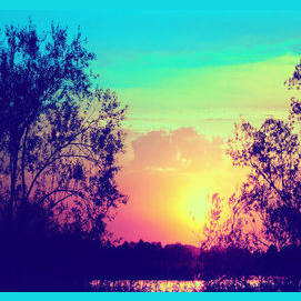 Dreamy colors.