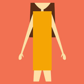 Rectangle: Straight hips and bottom