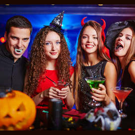 Going to Halloween parties 