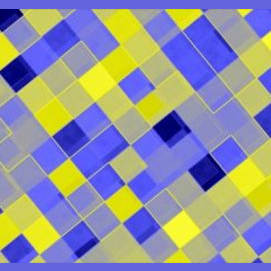 Blue and yellow