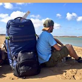 Una mochila gigante: mi mejor compañera de viajes.