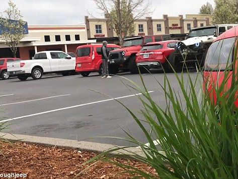 Lesson is learned. Teaching that Mercedes driver how to park.