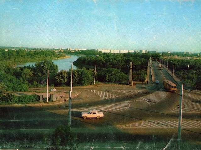 Мост через р. Днепр - Беларусь Могилёвская область Могилёв - ЭтоРетро.ru - стары
