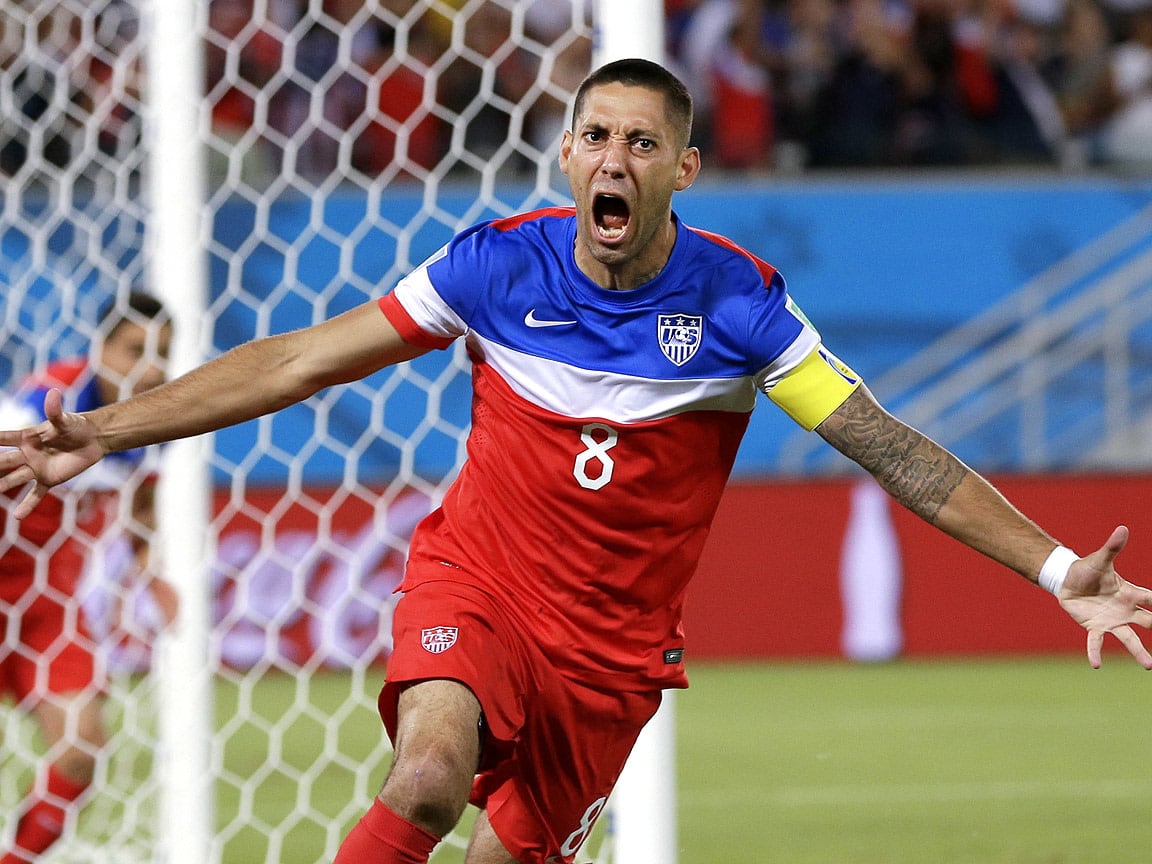 ESPN on X: The #USMNT is on the board! Clint Dempsey's header