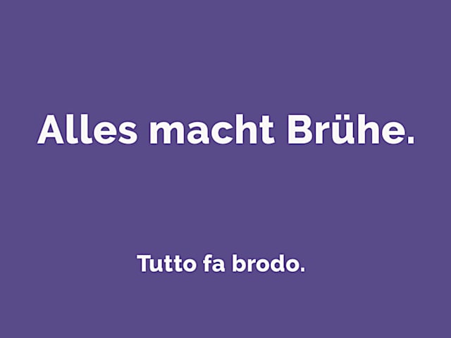 So Lustig Klingen Italienische Sprichworter Wenn Man Sie Ubersetzt Ze Tt