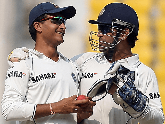 In his  first match  as India's full-time Test captain, MS Dhoni's gesture stood out. With one wicket needed for the win and enough time left, he let the retiring Sourav Ganguly, one of Indian cricket's finest leaders, take charge for a couple of overs - the perfect farewell gift. 