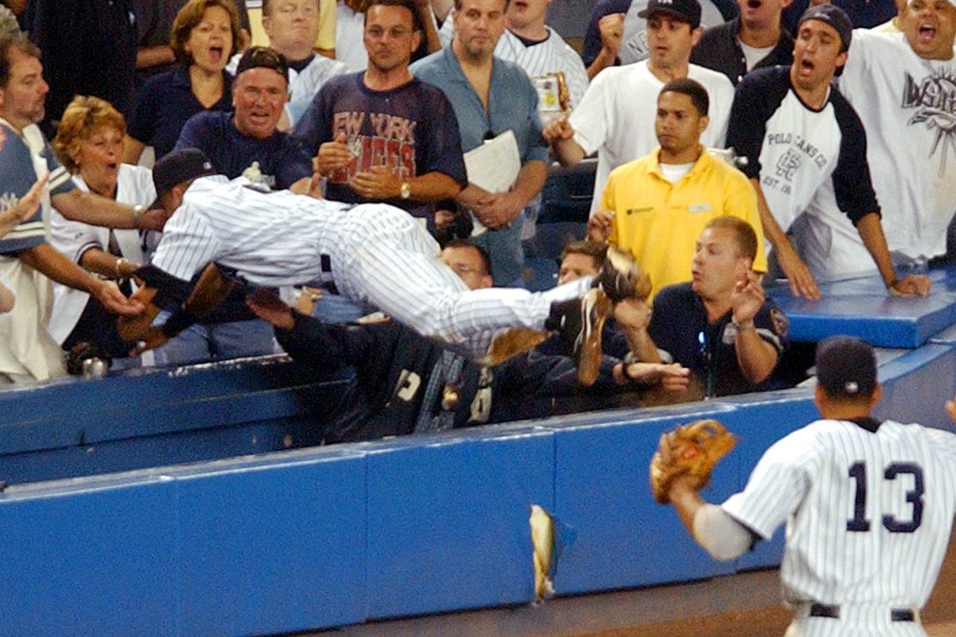 Iconic: Jeter homers for his 3,000th hit in 2011 