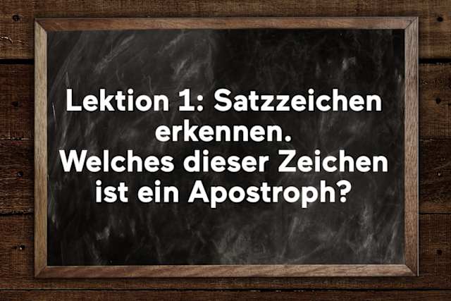 Zeichensetzung Quiz Weisst Du Wie Man Diese Satzzeichen Verwendet