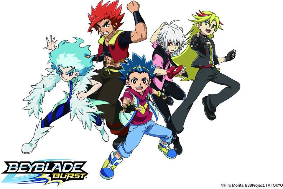 Characters from the beyblade anime