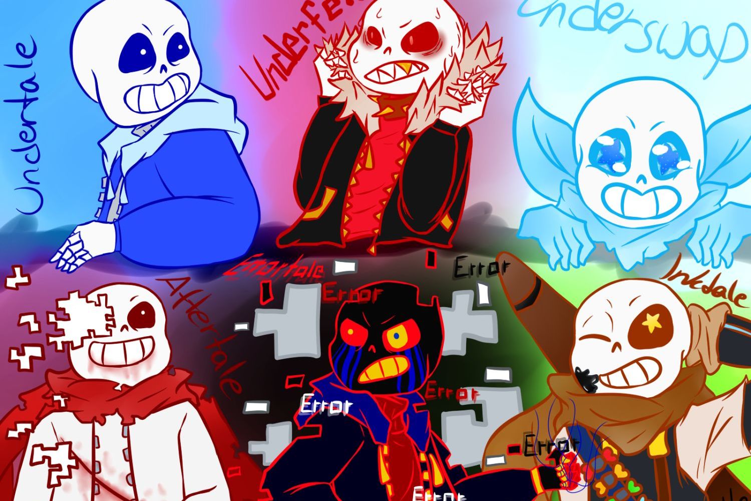 AU Sans Of The Day: Reaper Sans