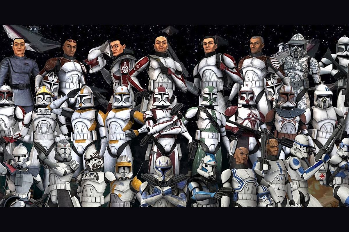 Бесконечные клоны. Звёздные войны клоны командиры. Клоны из Звездных войн. Легионы клонов. Легионы клонов из Звездных войн.