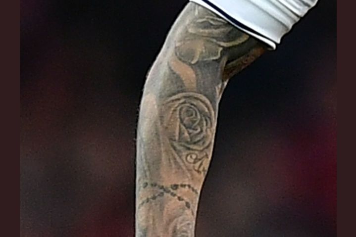 Worst tattoos on sports stars from Beckham to Sancho Bellerin Dele Hart  and a Tokyo 2020 mistake  The Sun  The Sun
