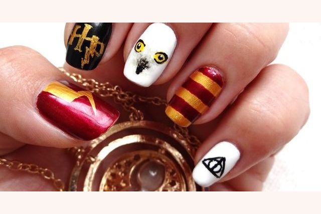 5. "Harry Potter Nail Art for Beginners" - wide 6