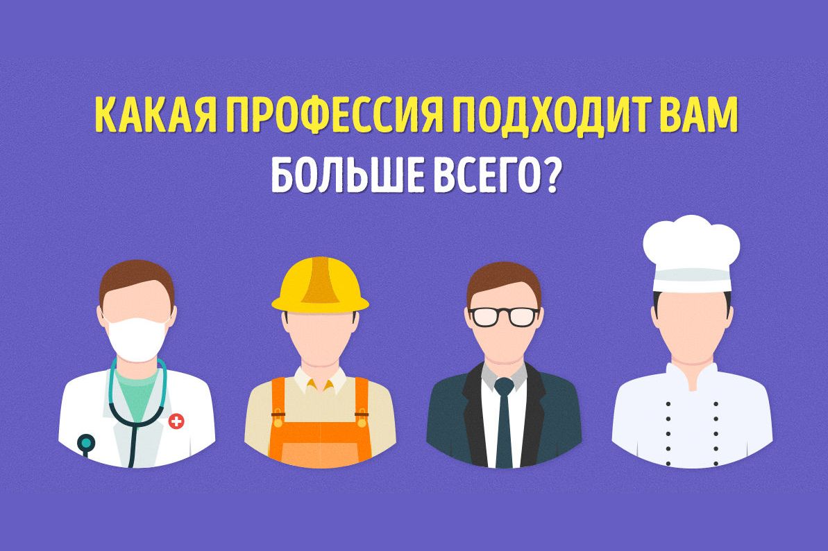 Какая профессия подходит вам большевсего?