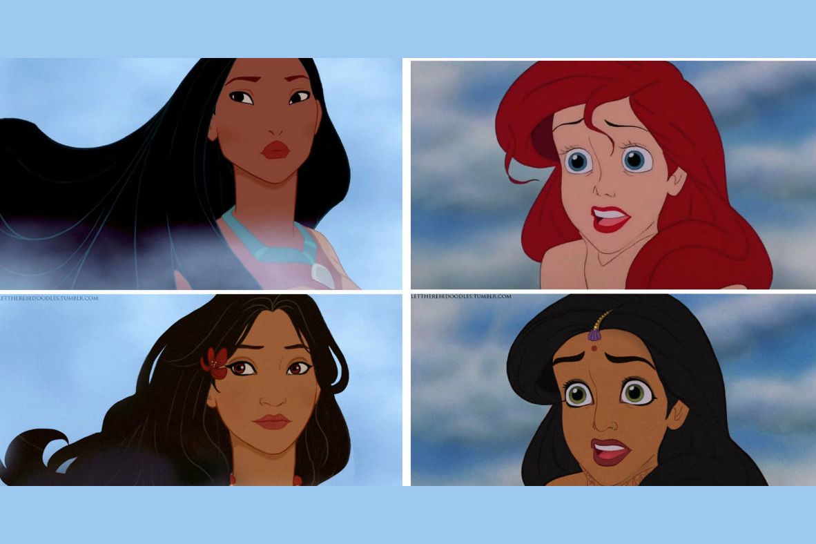 If Disney Princesses Were A Different Race