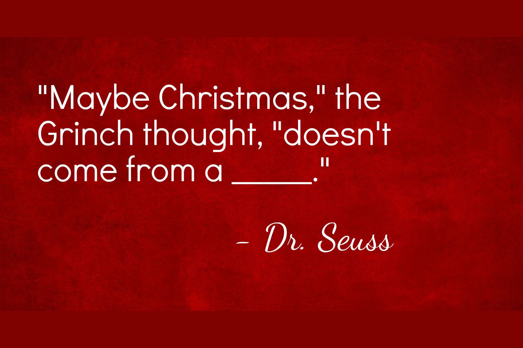 How Many Christmas Quotes Do You Remember?