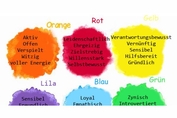 Welche Farbe entspricht deiner Persönlichkeit?