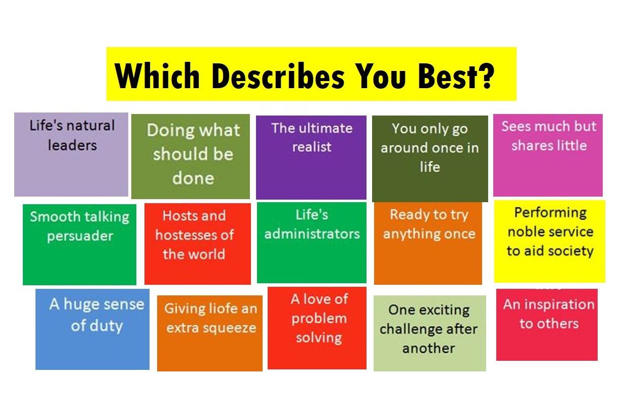 Big Five Personality Test Questions And Answers