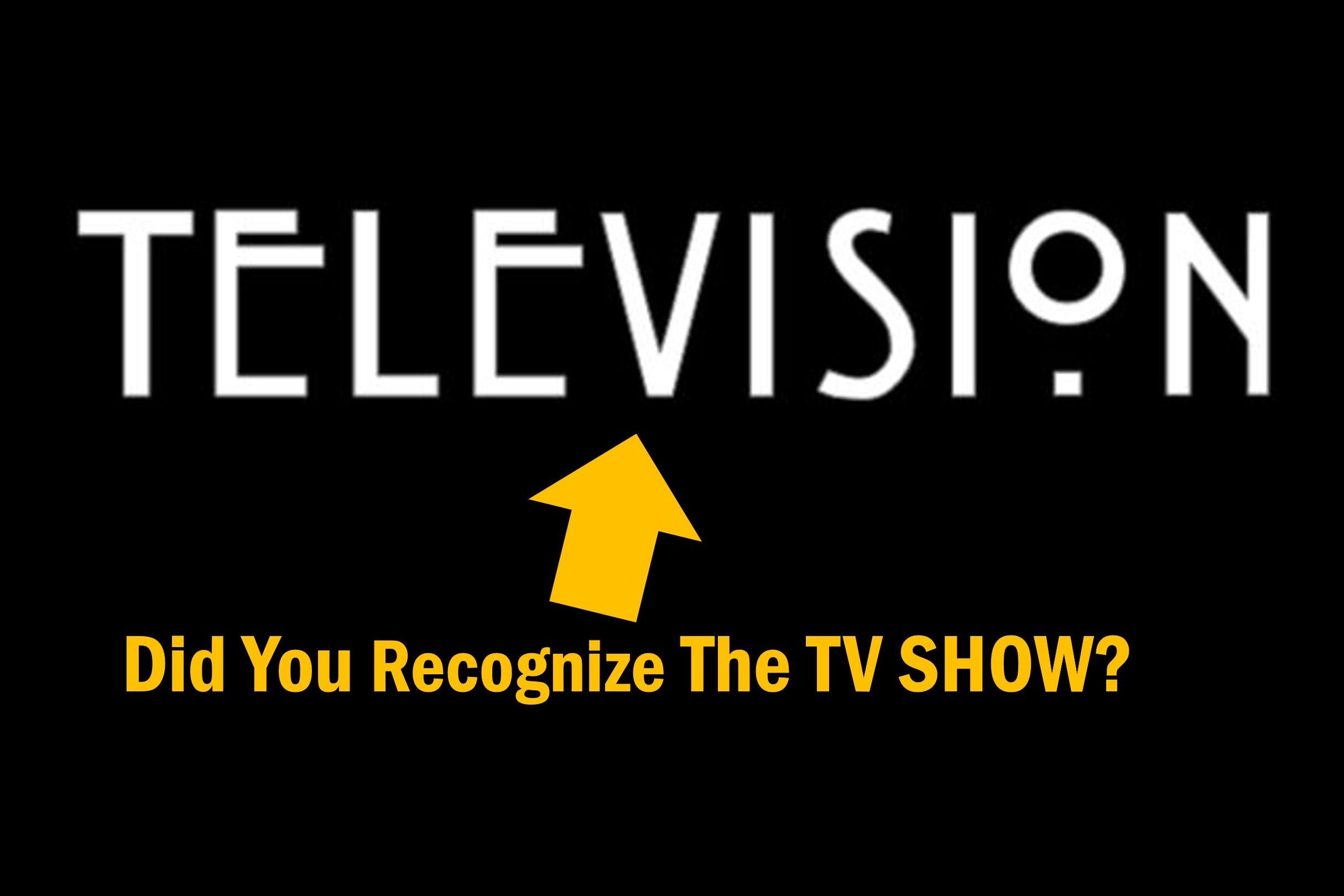 Can You Name The TV Show From Its Title Font?