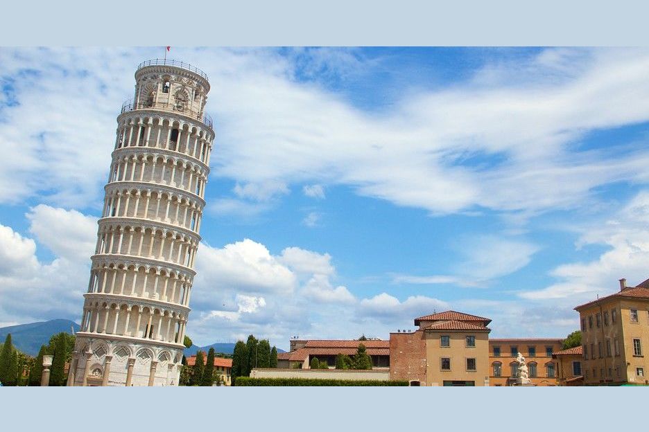 Пизанская башня в 1173. Знаменитые башни. Italy Pisa Tower. Пиза минораси баландлиги нечи метр.