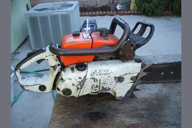 Guess the old Stihl Chainsaw