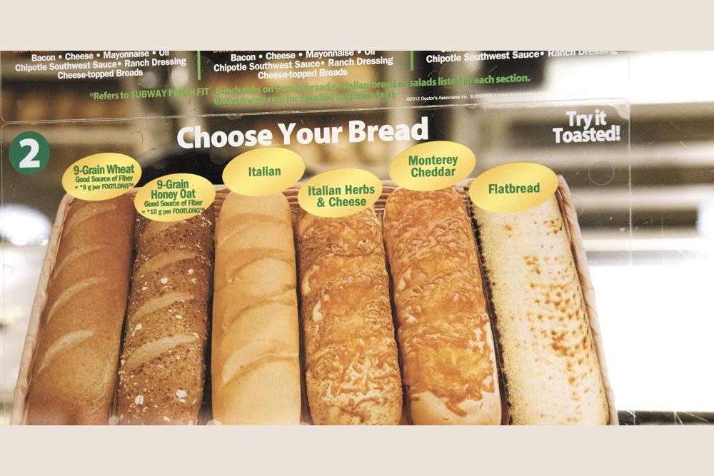 Does Subway Have Egg Free Bread