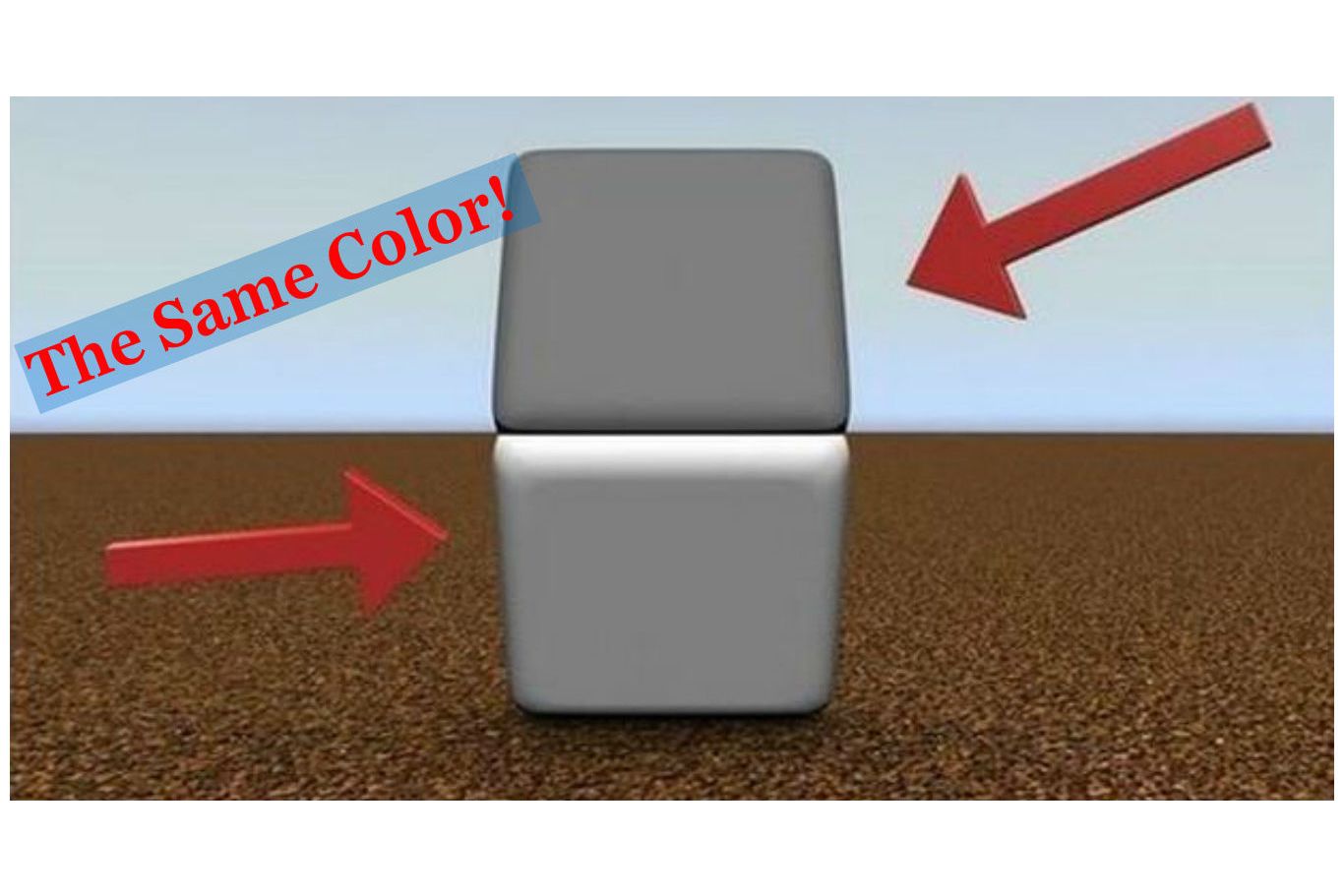 Are These Two Boxes Actually The Same Color? Can You See It?